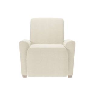 lot 16454 image: Zenna Home Simply Fit 4-Piece Steps Stretch Recliner Slipcover, Ecru