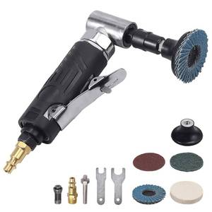 lot 16466 image: EYPINS Air Angle Die Grinder �� Compact Mini Air-Powered 90 Degree Sander Grinder Polisher Kit for Precision Contour Grinding, Milling, Surface Finishing