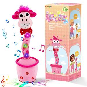 lot 6470 image: Ayeboovi Dancing Talking Catus, Singing Mimicking Recording Toy Repeats What You Say, Singing 120 Songs Toddler Plush Toy for Kids, Ages 3-6