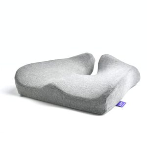 lot 6473 image: C CUSHION LAB Patented Pressure Relief Seat Cushion for Long Sitting Hours on OfficeHome Chair, Car, Wheelchair - Extra-Dense Memory Foam for Hip, Tailbone, Coccyx, Sciatica - Light Grey
