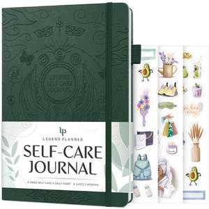 lot 6478 image: Legend Self-Care Journal �� Guided Daily Reflection Journal to Support Mental & Physical Health �� Daily Mood, Meditation & Personal Development Notebook �� 7.1x10.5��, Lasts 3 Months (Forest Green)