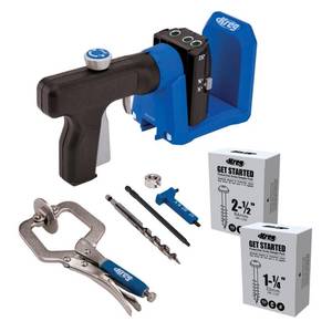 lot 7529 image: Kreg POCKET HOLE KIT 520PRO - Retail $139