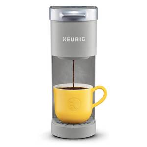 lot 7548 image: Keurig K-Mini Single Serve K-Cup Pod Coffee Maker, 6 to 12oz Brew size, with Cord Storage, Perfect for Small Spaces, Studio Gray