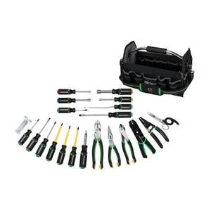 lot 8433 image: 22-Piece Electricians Tool Set - Retail $79.99