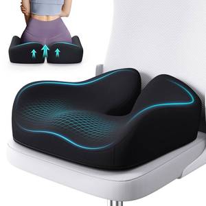 lot 9101 image: Benazcap Seat Cushion, Memory Foam Cushions for Office Chair - Ergonomic Chair Cushions for Tailbone Pain Relief, Sciatica & Back Support, Office Chair Cushion & Car Seat Cushion
