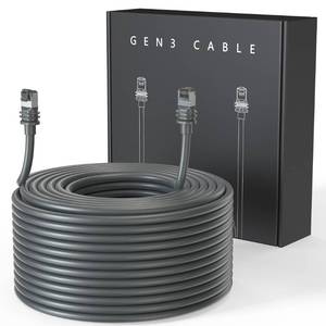 lot 9109 image: LUCMO 150FT 46M Starlink Gen 3 Cable for Starlink Standard Generation 3, Replacement Extension Cable Waterproof Satellite Starlink Standard V3 Cable (150FT) - Retail $84.09