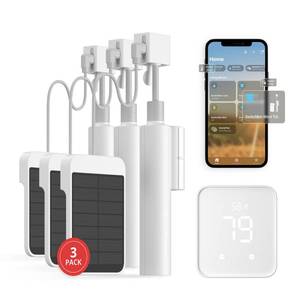 lot 9113 image: SwitchBot Blind Tilt Automatic Blind Opener 3-Pack & Hub 2- Smart Motorized Blinds with BluetoothIR Remote Control, WiFi Thermometer Hygrometer, Light Sensor, Work with Alexa, Google Home, HomeKit - Retail $238.45