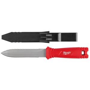 lot 10235 image: Duct Knife with 5.5 in. Blade and Sheath