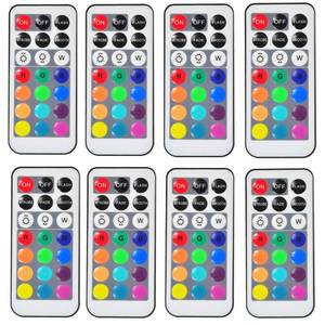 lot 10260 image: KITOSUN Exclusive Remote Controllers for Kitosun Submersible Floralyte V LED Lights 21Keys (Pack of 8) - DO NOT Work with The Other Lights