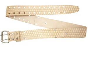 lot 2010 image: McGuire-Nicholas 2 in. Leather Work Belt in Saddle Leather