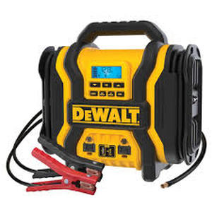 lot 11831 image: Portable Power 2000 Peak Amp Jump Starter wDigital Compressor (804)
