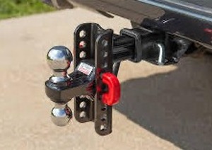 lot 8435 image: Tow Smart Adjustable Dual Ball Mount Class IV 10,000 lb Capacity