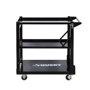 lot 5650 image: Husky. Folding utility Cart 300Ib Total Weight Capacity