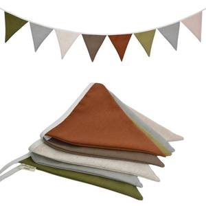 lot 2977 image: Pennant Banner & Nursery Bunting, Woodland Baby Garland, Hanging Flag Banner for Nursery Decor, Childrens Room, Playroom, Baby Shower Banner, Tent Decorations & Room Decor 6.5 Feet