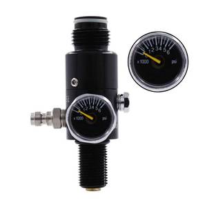 lot 2980 image: TUXING 4500PSI Paintball Air Tank Regulator Valve Guage, Durable Aluminum Paintball Regulator,for Industrial,M181.5, (Inlet 4500psi, Outlet 2200psi)