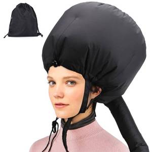 lot 2997 image: Bonnet Hooded Hair Dryer Attachment, Larger Adjustable Deep Conditioning Cap for Fast Hair Drying with Elastic Band for Fixing Free, Hair Curling Nursing Oil Treat-Ment SPA Steamer Cap