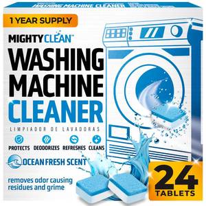 lot 2998 image: Washing Machine Cleaner Pack - 1 Year Supply Washer Machine Cleaner Tablets, Septic Safe Washing Machine Cleaning Tablets, Washer Cleaner Tablets, Works with All Washers Including HE