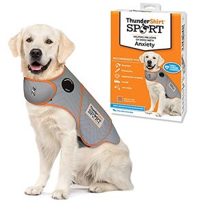 lot 18098 image: ThunderShirt for Dogs, X Large, Platinum Sport - Dog Anxiety Relief Calming Vest