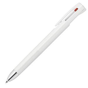 lot 18120 image: Zebra 3 Color Ballpoint Pen, Blen 3C 0.7mm, White Body (B3A88-W)