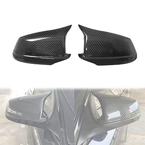 lot 18153 image: Mactoom Mirror Cap Covers Compatible with BMW F10 F11 F18 528i 530i 535i 2011-2013,Direct Replacement Door Rear Side Mirror Cover Cap (Carbon Fiber Look)