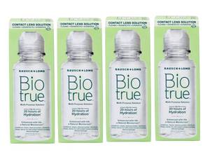lot 18175 image: Biotrue Contact Lens Solution, Multi-Purpose Solution for Soft Contact Lenses, 2 FL OZ (Pack of 4)