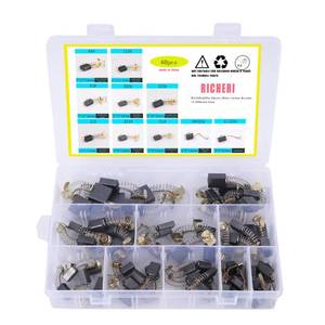 lot 18197 image: RICHERI Electric Motor Carbon Brushes 10 Different Sizes for Replacement Repair Power Tool Part
