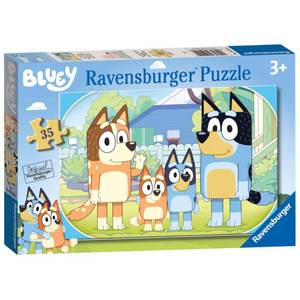 lot 18212 image: Ravensburger Bluey 35 Piece Jigsaw Puzzle for Kids Age 3 Years Up - Educational Toddler Toys, 26,4 x 18,1 x 0,2 cm