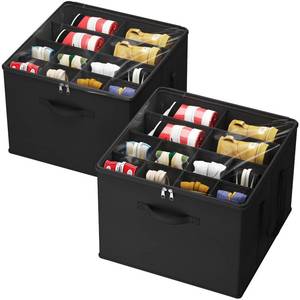 lot 18253 image: Lifewit Shoe Storage Organizer for Closet, Fits 12-16 Pairs, Large Shoe Box Storage Containers with Clear Cover and Reinforced Handles, Foldable Storage Bins Fit for Boots Heels Sneakers,