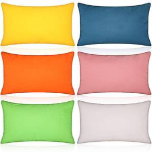 lot 18263 image: Kigley Mini Pillows for Daycare 9.1 x 13.8 Small Travel Soft Breathable Cotton Pillow for Kids School Nap Travel Pet Neck Lumbar Purse Insert (Light Color)