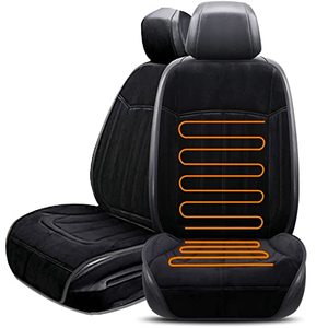lot 18265 image: SriGM Car Seat Cushion Chair Cushion Auto Seat Cushion for Full Back and Seat, Velour Seat Car Cushion Front Chair Pad, Seat Cushion for Car Seat Driver 1 Pack (NH001-1pcsBlack)