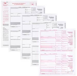 lot 18266 image: 1099 MISC Forms 2024, Vendors Complete Laser 1099 Tax Forms in Value Pack 1099 Misc 2024 - NO ENVELOPES