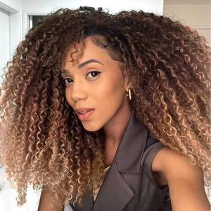 lot 18282 image: Leeven Pre Looped Micro Kinky Curly Twist 8 Inch 8 Packs Curly Crochet Hair for Women Crochet Hair Kinky Curly Crochet Hair For Yanky Twist (1B3027#)