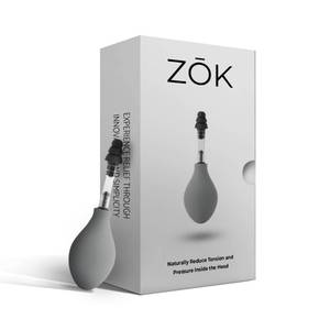lot 18326 image: ZoK Worlds First Consumer Product That Naturally Reduces Tension, Pressure &amp Pulsating Symptoms Through Inner Ear Pressure Stimulation - (Comes with User Instructions Guide)