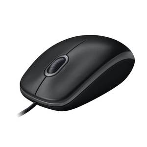lot 18342 image: Logitech M100 Corded Mouse - Wired USB Mouse for Computers and Laptops, for Right or Left Hand Use, Black