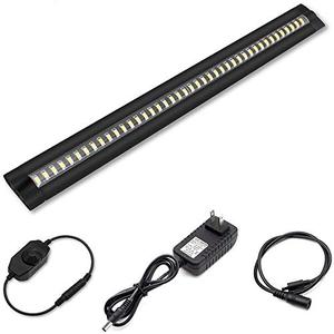 lot 18347 image: inShareplus Ultra Thin Dimmable LED Under Cabinet Lighting 32cm13in Nature White 450LM CRI90 with All Accessories Under Counter Lights Kit, Closet Light bar