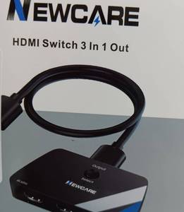 lot 18353 image: Newcare HDMI Switch 3-In-1-Out 4K 60Hz