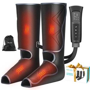 lot 18372 image: ALLJOY Gifts for Men Women, Leg Massager for Circulation and Pain Relief FSA, Leg Massager with Heat and Compression, 6 Modes 3 Intensities 2 Heat Levels