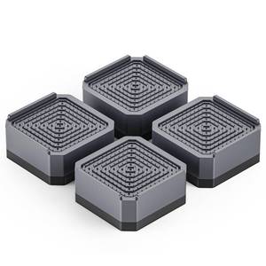 lot 18397 image: SEISSO Anti Vibration Pads for Washing Machine, Noise Cancelling and Anti-Walk Anti Vibration Washing Machine Support, Pedestal for Washer and Dryer (Gray, 4pcs)