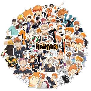 lot 18402 image: Haikyuu Stickers - Waterproof Durable Stickers Classic Japanese Anime Stickers for Laptops, Computers, Water Bottles (Haikyuu)