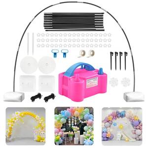 lot 18426 image: Balloon Pump Electric, Gender Reveal Wedding Birthday Graduations Party Decorations