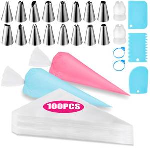lot 18436 image: Piping Bags and Tips Set