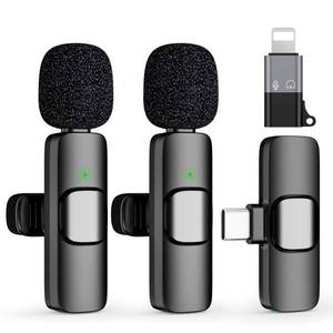 lot 18469 image: USB C Mini Wireless Lavalier Microphone for iPhone 15 16, iOS and Android Devices - Noise Reduction Lapel Mic for Recording, Clip on Mic, Omni Lav Mic for Video Recording, Tiktok, Youtube, Vlog