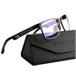lot 18485 image: ANYLUV Blue Light Blocking Glasses Men Computer Gaming Glasses Lightweight Al-Mg Metal Anti Eyestrain Eye Protection