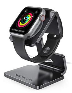 lot 80647 image: Lamicall Watch Stand for Apple Watch Magnetic Fast Charger - Desk Watch Charging Stand Holder Dock for Apple Watch Series SE 10 9 8 7 6 5 4 3 2 1, Series Ultra(49mm 46mm 45mm 44mm 42mm 41mm 40mm 38mm)