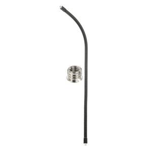 lot 80671 image: PATIKIL 20 Gooseneck, 14-20 Male to Male Thread Metal Universal Hose Flexible Arm Gooseneck Tube Extension Holder with Reducing Screws for Action Camera, Phone, Microphone, Black