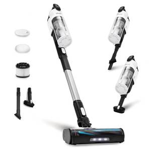 lot 80692 image: LEVOIT Cordless Vacuum Cleaner, Stick Vac with Tangle-Resistant Design, Up to 50 Minutes, Powerful Suction, Rechargeable, Lightweight, and Versatile for Carpet, Hard Floor, Pet Hair, LVAC-200 - Retail $173.28