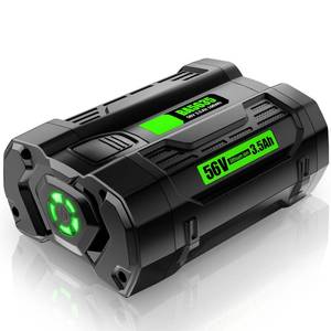 lot 80700 image: NEPOWILL 56V 3.5Ah Replacement Battery for EGO 56V Battery BA2800 BA4200 BA1400, Compatible with EGO Battery for 56 Volt CS1604 CS1804 CS1403 HT2400 LB6504 LB6500 LB4800 HTA2000 PH1400 Power Tools