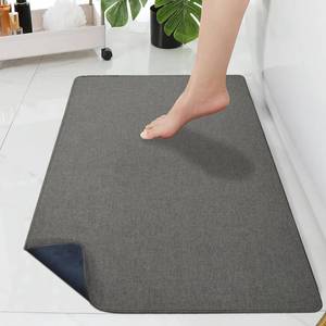 lot 80824 image: Yancorp 16x26 Ultra Thin Bathroom Rugs,Low Profile Bath Mat Non Slip Fit Under Door Super Absorbent Shower Rug Washable Indoor Door Mat Small