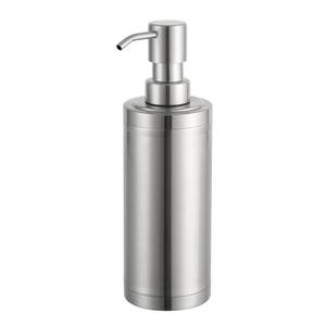 lot 80838 image: GAPPO Brushed Nickel Soap Dispenser Stainless Steel Metal Pump Hand Lotion Bottle for Bathroom, Bedroom and Kitchen(300ML10.15Ounce)