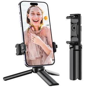 lot 80852 image: Mini Tripod, Anozer Small Tripod with Universal Phone Holder & Cold Shoe, Lightweight Phone Stand Compatible with iPhone 14 Pro Max14 Pro, Travel Tripod for CameraGoProWebcamMini Projector